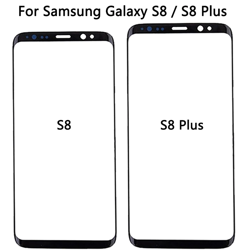 Для Samsung Galaxy S8 G950 G950F / Plus G955F сенсорный датчик Передняя стеклянная панель внешнее