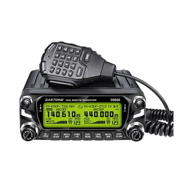

D9000 Car Walkie-Talkie 50 Km High Power Radio Transceiver 50W Dual-Power Amplifier Large Screen Radio Talkie 136-174 400-520(MH