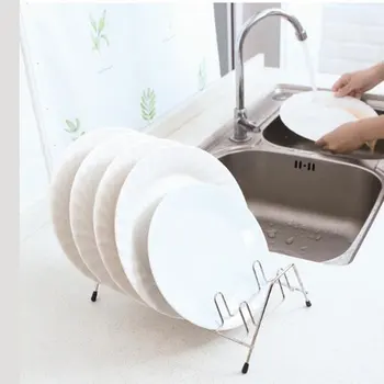 

Kitchen Cutlery Drainer Cutlery Tray Stainless Steel Dish Rack for Plates Cups Vertical Design for Effective Drainage 25x16x11CM
