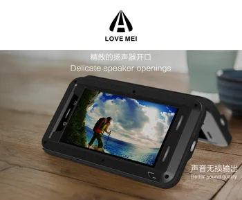 

LOVE MEI Case For Sony X Compact Case Shockproof Gorilla Glass Metal Cover Phone Case Cover Armor For Sony X Compact/X Mini