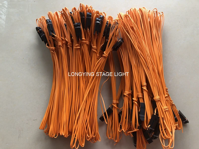 50pcs 3m 50 шт. 1 м медная проволока оранжевого цвета Talon провод зажигания для фейерверков обжигающее устройство - Цвет: 50pcs 3m
