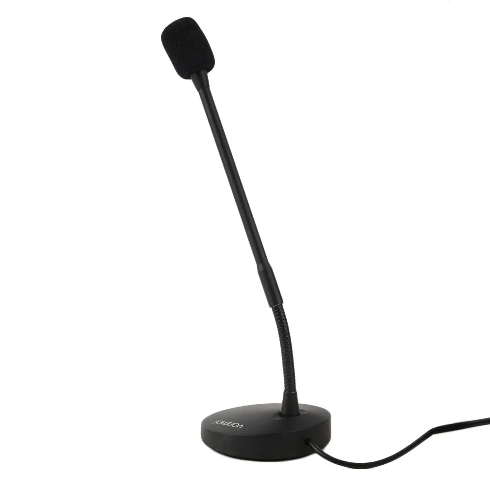 Quality Computer Desktop Microphone Mic 360 Degree Flecxible Neck-3.5mm Jack