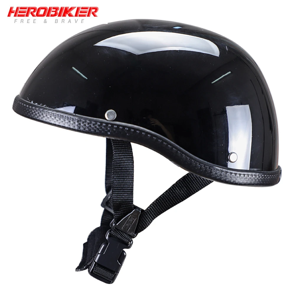 HEROBIKER мотоциклетный шлем ретро Половина лица шлем мото шлем мотоциклетный гоночный внедорожный шлем Casco Moto Capacete шлем
