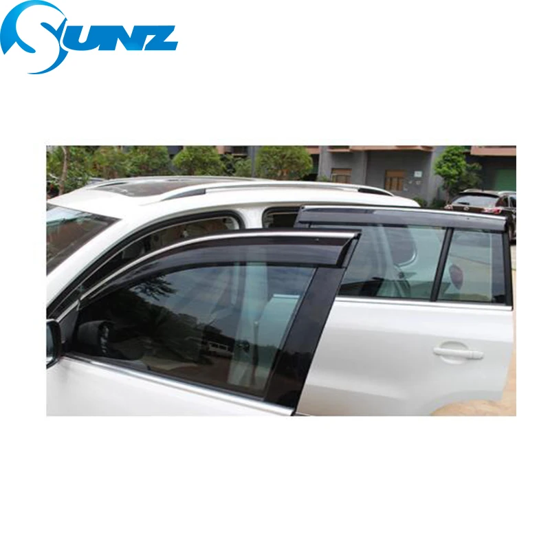 Дефлекторы бокового окна для TOYOTA RAV4 2009 2010 2011 2012 2013 Защита от дождя Защита от солнца тенты укрытия защита SUNZ