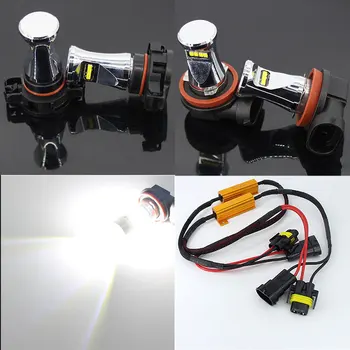 

2x H8 H11 H16(JP) 9005 9006 HB4 HB3 5202 H16(EU) LED Fog Light DRL Daytime Running Lamp For Mercedes Audi BMW VW Chevrolet