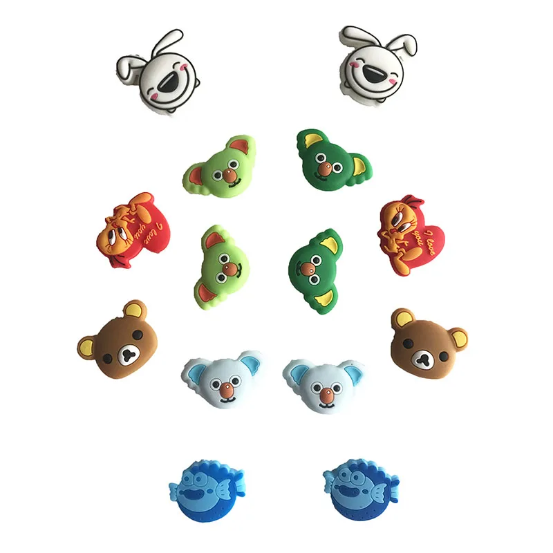 5pcs Retail Cartoon Animas  Tennis Vibration Dampener Rackets Shock Absorber