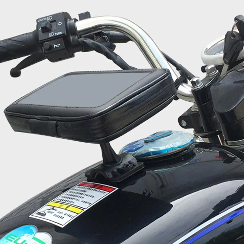 Motorcycle Tank Bag Phone Holder Package Navigation Bracket Touch