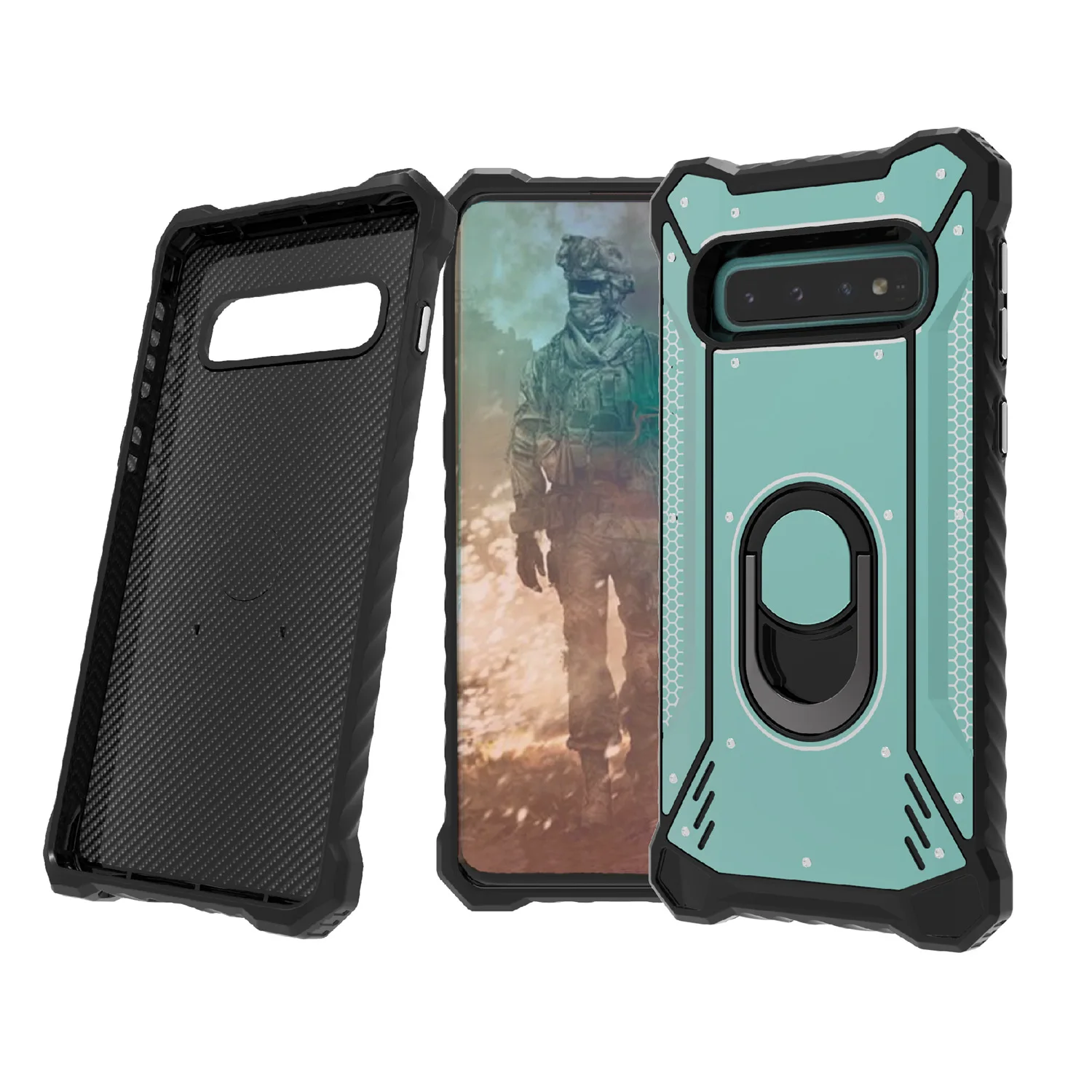 Чехол для samsung Galaxy S10 Note 9 10 Pro S8 S9 Plus S10e с подставкой и держателем, противоударный защитный чехол