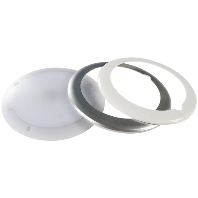 95mm 12V LED Car Interior Lighting Lamp 2.4W 3000K Touch Inside RV Roof