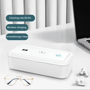 

5V Uv Box Ray Disinfection for Jewelry Watch Phone Aromatherapy Esterilizador Manicura 10W Wireless Charger