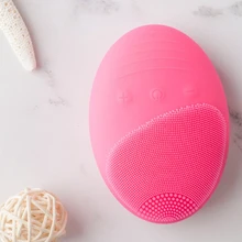 Очищающая щетка для лица, электрическая Очищающая щетка, инструмент для ухода за кожей, водонепроницаемый силиконовый скраб для лица, щетка для чистки пор, очищающее средство