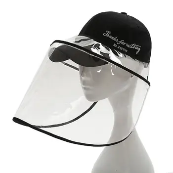 

PVC Transparent Cover Outdoor Dustproof Face Sheild Protective Hat Cover Kitchen Cooking Fume Dustproof Protective Cover