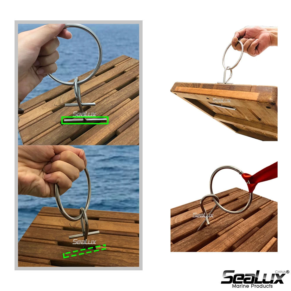 Boat Adjuster Marine Boat Rail Fender Rope Adjuster Clip Portable