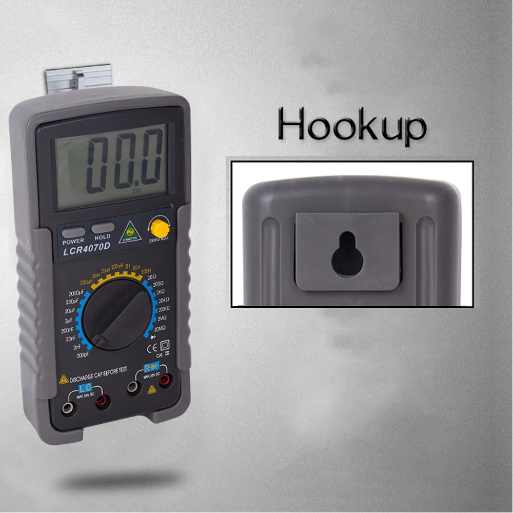 Lcr Meter Inductance Capacitor Tester 200μH~200H 200pF ~ 2000μF Digital Multimeter Professional Multimetro Automotive LCR4070D 5