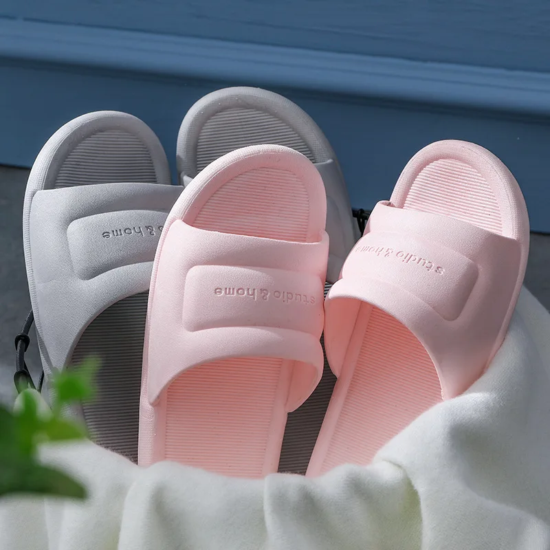 Мужские Нескользящие шлепанцы MR CO Простые сандалии для дома и пляжа плоская