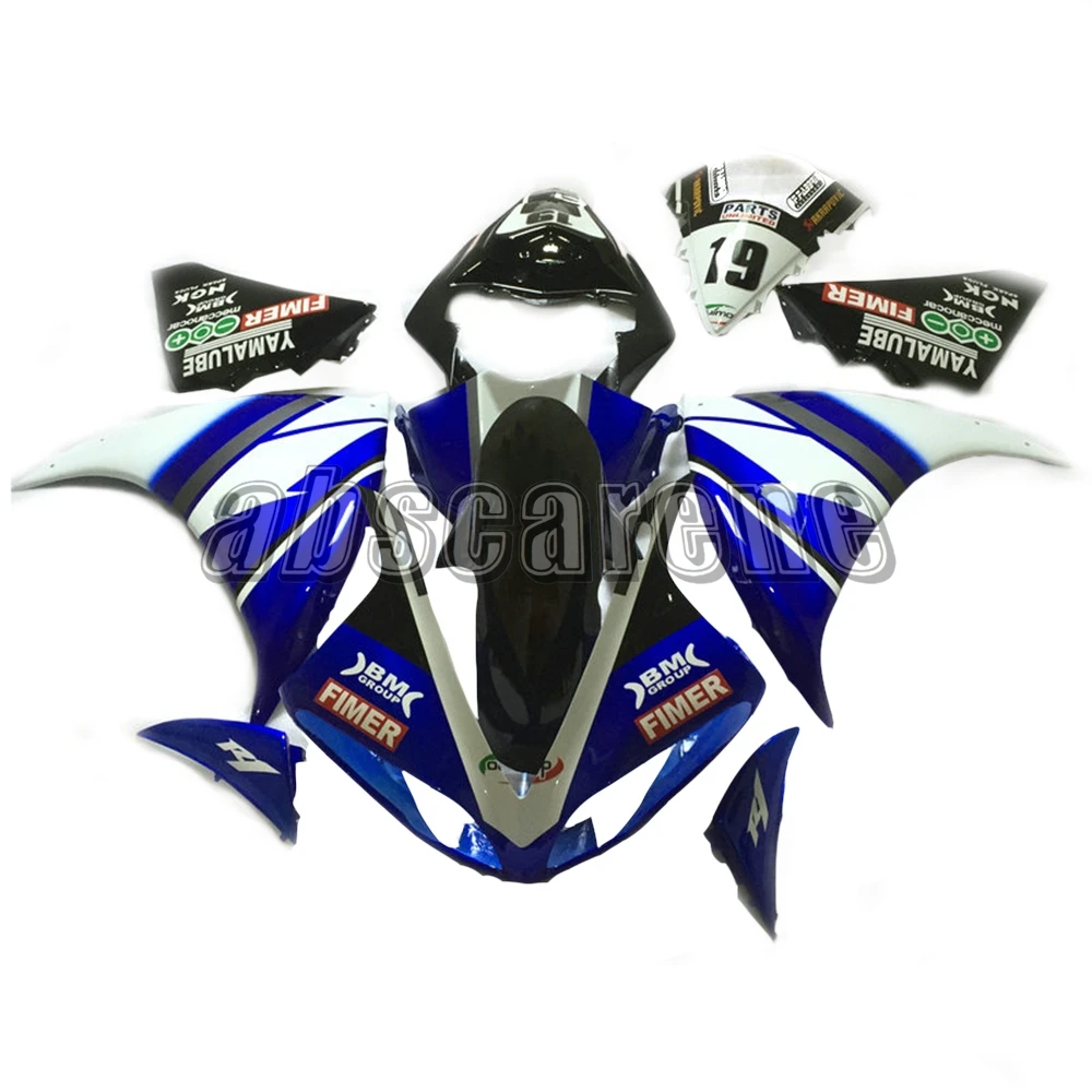 Обтекатели для мотоциклов Yamaha YZF1000 R1 2012 2013 2014 YZF 12 13 14 ABS пластик синий белый черный