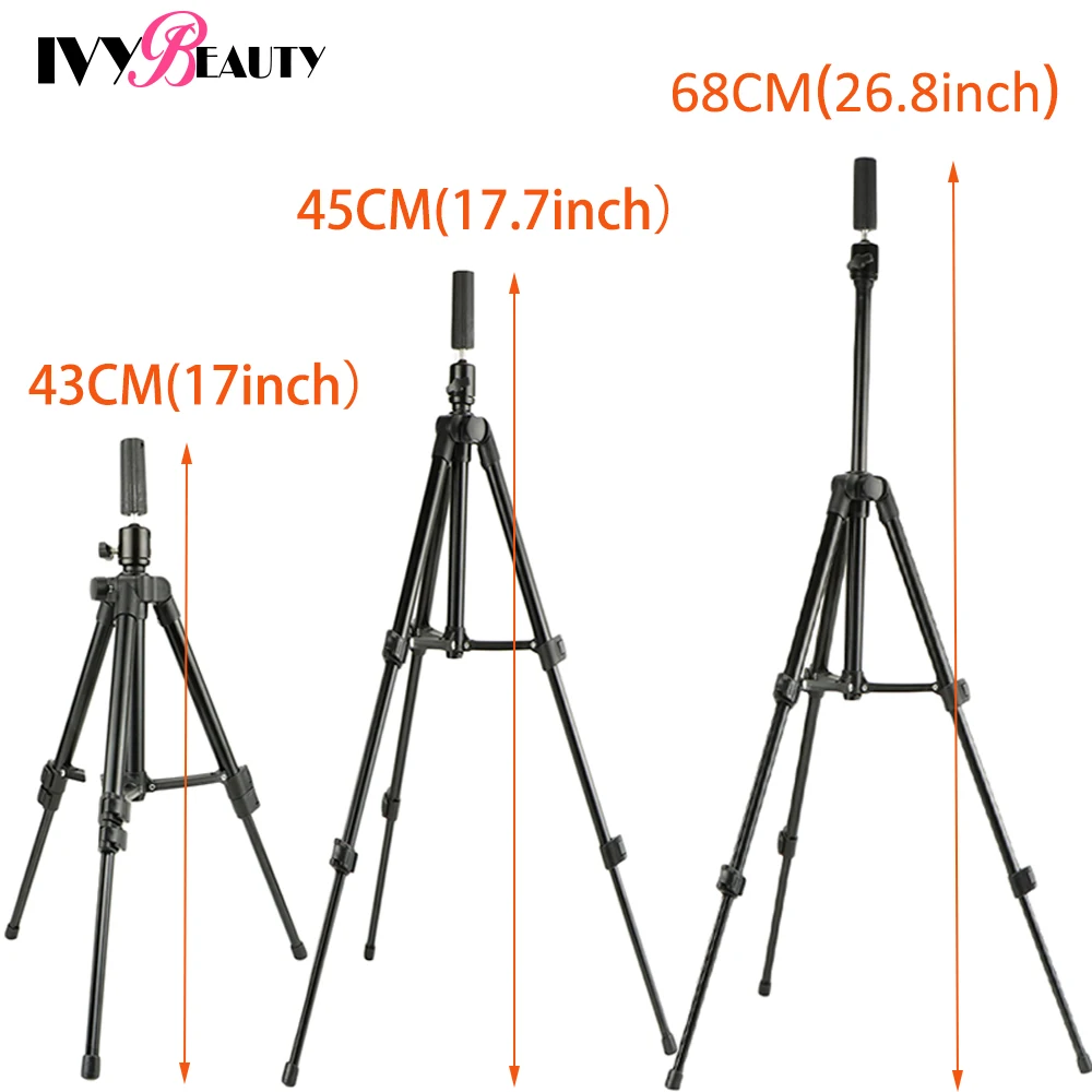 Peruca tripé ajustável cabeça peruca suporte para