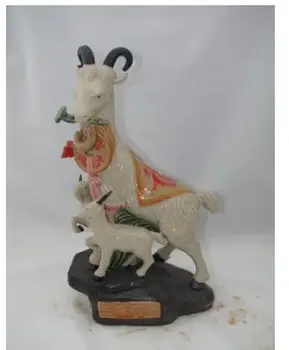 

Three Sheep kai Tai ceramic zodiac sheep display Shiwan doll opening gift High-end luxury Animal Sculpture statue carving Home