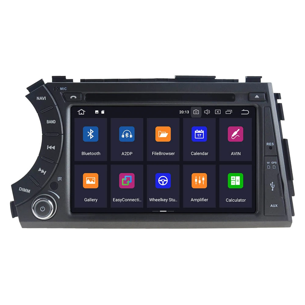 Sale Android 9.0 4+64GB px5 Built-in DSP Car DVD Player multimedia Radio For Ssang Yong SsangYong Kyron Actyon 2005-2013 nit SatNav 5