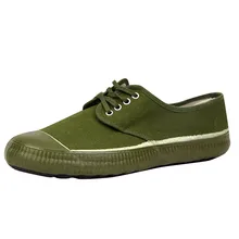 Горячие продажи, китайские модная обувь освобождение спортивная обувь в стиле милитари; Армейский зеленый Для Мужчин's резиновый Жесткий Бампер-Чехол-упорная Нескользящая женская обувь с кружевом