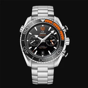 

Omega- Luxury Brand Ceramic Bezel Mens AAA Mechanical SS 007 Automatic Movement Men Watch Top Designer Watches Wristwatches124