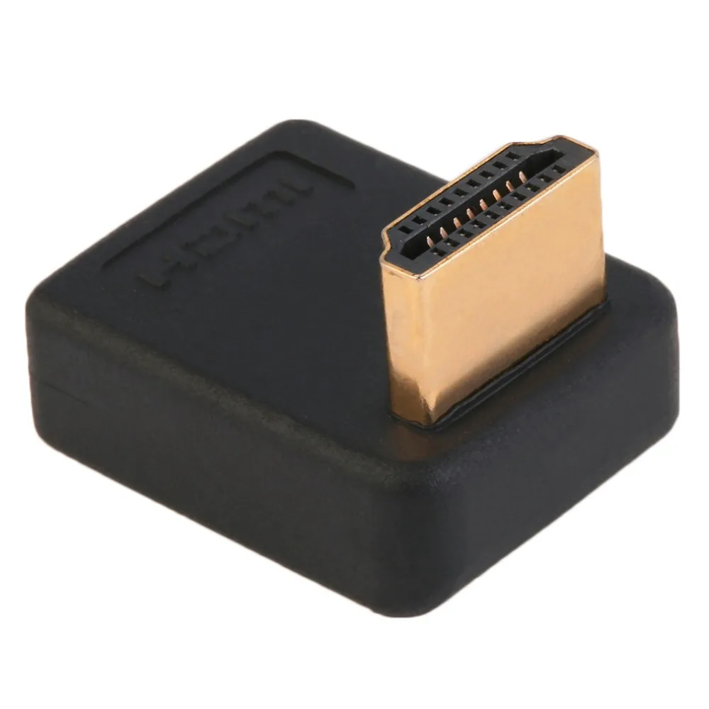 

90 Degree HDMI A Male to Female Port Adapter Right Angle Extension Converter Support High Speed Transmission Rate