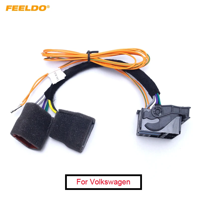 

FEELDO 1Pc Car CANBUS Adapter Cable Converter Wire for Volkswagen CD Player RNS510 RCD310 RCD510 RNS315 #FD1733