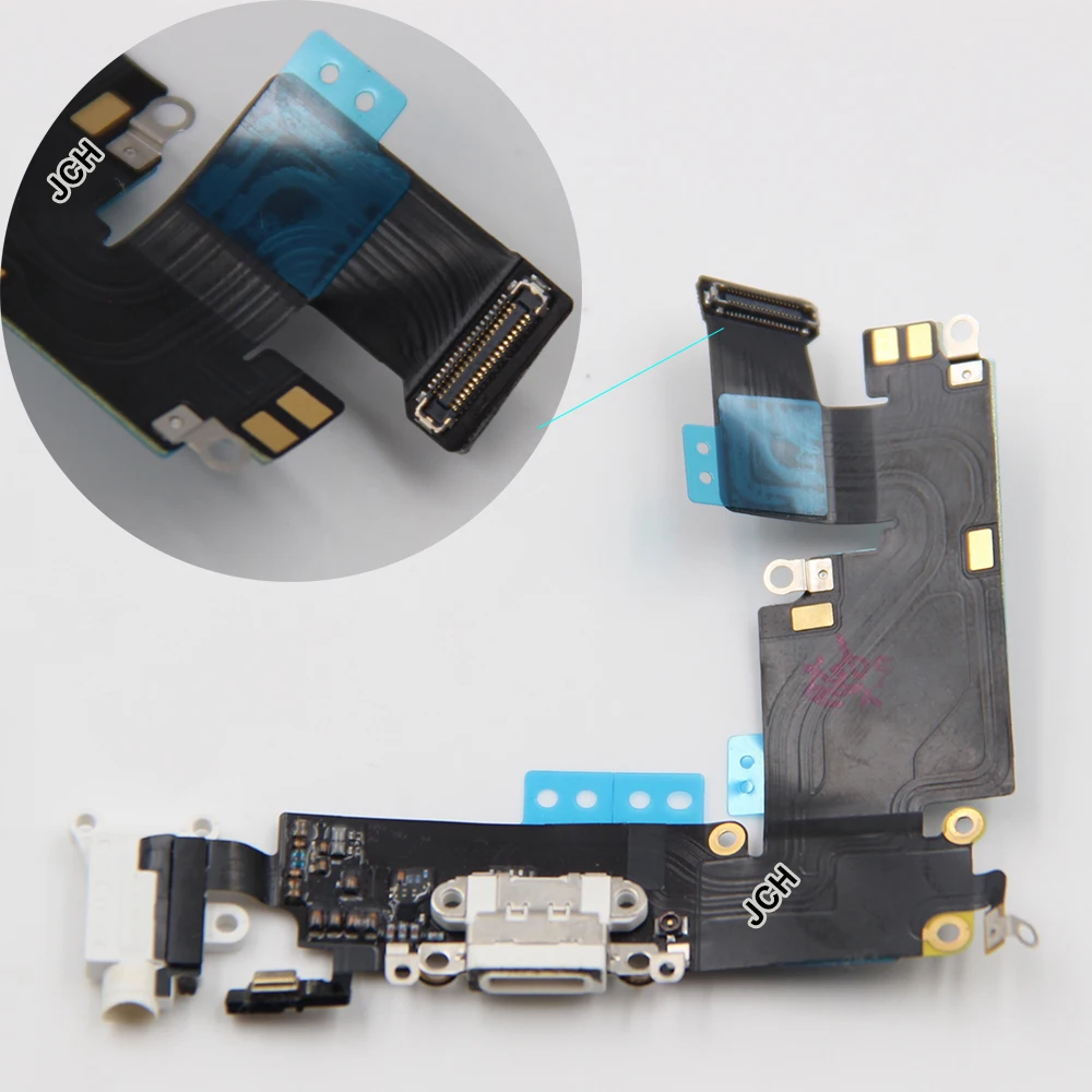 1 шт. usb-разъем для зарядки док-станция гибкий кабель+ микрофон+ разъем для наушников аудио разъем запасная часть для iPhone 6 plus шлейф