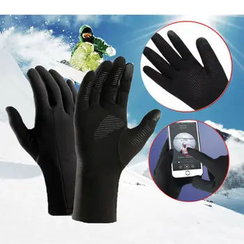 

Men Women Bicycle Bike Gloves Winter Thermal Warm Full Finger Cycling Glove Touch Screen Windproof Outdoor Sport Driving Gloves