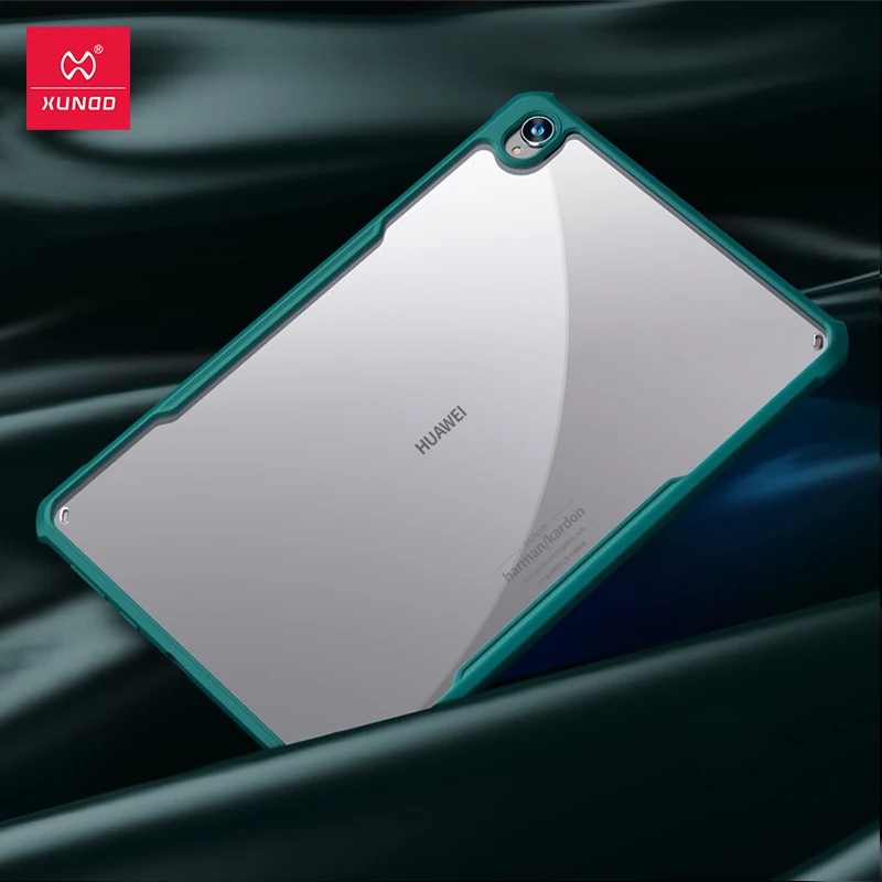 

Xundd Tablet Case For Huawei MatePad M6 10.8 8.4 Inch Shockproof Tranparent Back Shell Soft Thin Bumper Airbag Cover With Holder