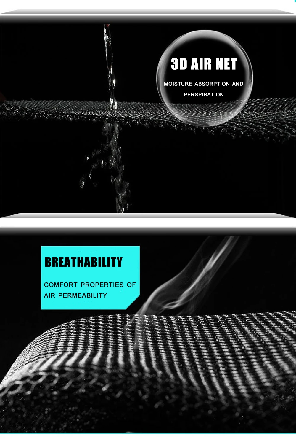 Motorcycle Anti-Slip Mesh Fabric Breathable Seat Cover Cushion For