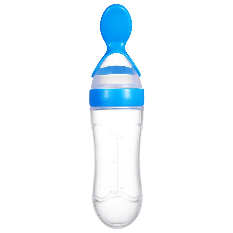 1 шт., бутылочка для кормления новорожденных, силиконовая, тренировочная, рисовая ложка, для младенцев, хлопья, пищевые добавки, питатель, безопасная посуда, инструменты