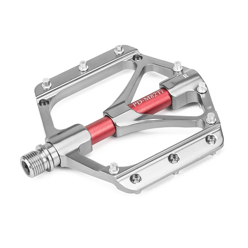 2Pcs MTB Bicycle Pedals Widen Large Tread Titanium Alloy 3 Bearings Outdoor Cycling Accessories Mountain Bike Pedal Anti-slip