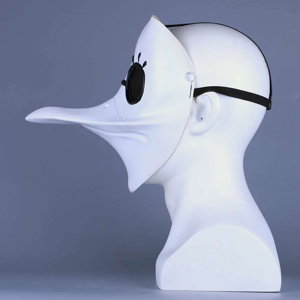 Steampunk Plague Doctor Mask Latex Bird Beak Doctor Mask Long Nose Masks Cosplay Costume Funny Face Wear Halloween Party New (8)