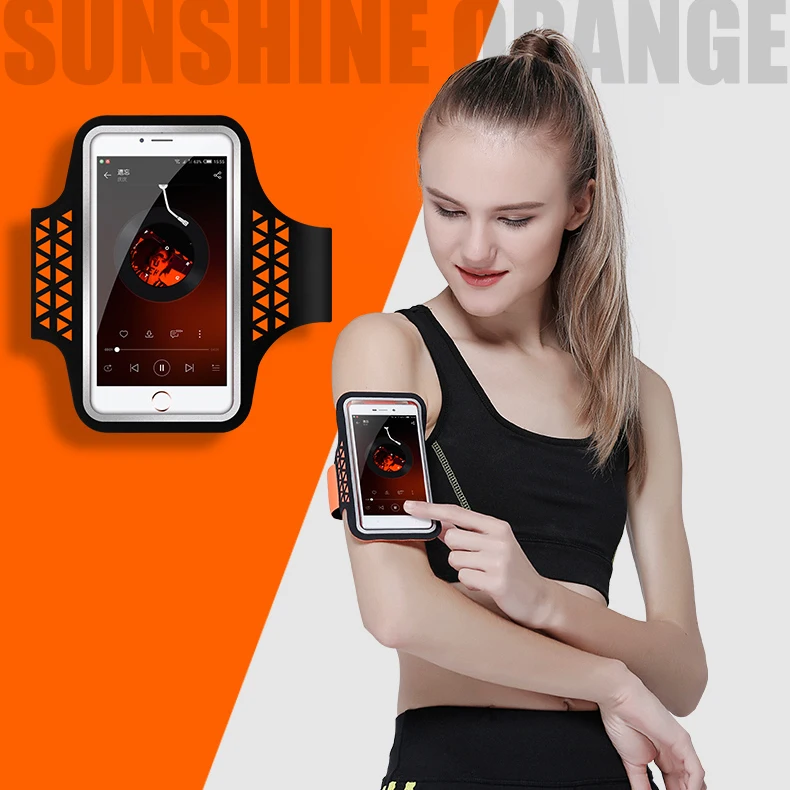 Нарукавники для спорта и бега 5 0 дюйма iPhone 11 Pro XS 6s 7 8 SE 2020 Samsung S7 S6 Xiaomi|Крепления на