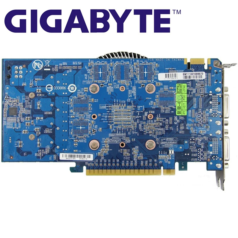 GIGABYTE, оригинальная видеокарта GTX550 Ti, 1 ГБ, 192Bit, GDDR5, видеокарты для nVIDIA Geforce GTX 550Ti, 1 г, HDMI DVI, используется GTX650 750