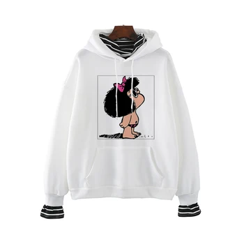 

Toda Mafalda Print Hoodies Men/Women Hooded Sweatshirts Harajuku Hip Hop Hoodies Sweatshirt Male Streetwear Hoodie