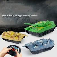 Wireless Two-way Remote Control RC Tank War Militar Battle Launch Cross-country  Of Tank Hobby Boy Toys for Kids Children Gift 1