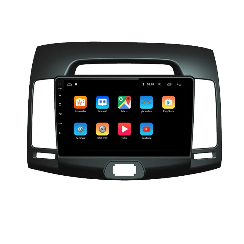Octa core Android 10 0 dsp 9 дюймов автомобильное радио GPS навигация для Hyundai Elantra 2007 2008 2009 2010