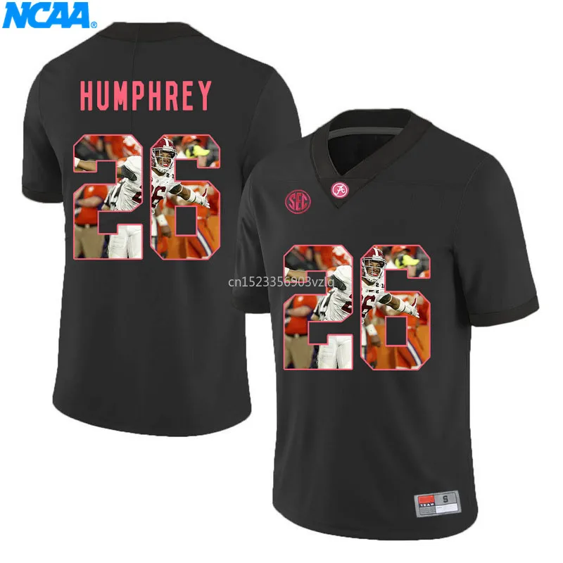 New Arrival High Quality Alabama Marlon Humphrey#26 Minkah Fitzpatrick#29 College tees Limited Jerseys S-XXXL