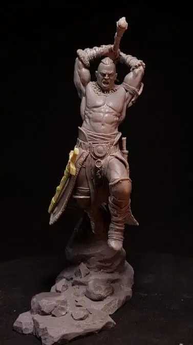 1/24 воин в Finghting смолы фигура Строительный набор