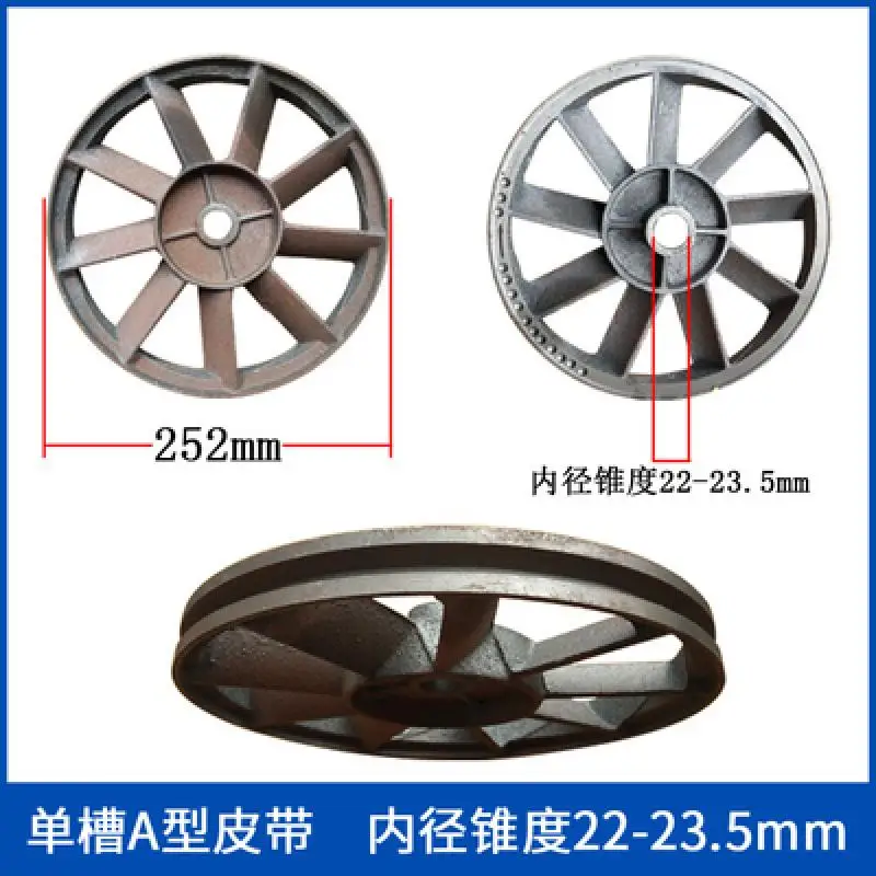 Compressor de ar Principal Polia Polia Volante Duplo Sulco Único Sulco Duplo Sulco tipo Cabeça da Bomba Capa Lateral compressor de ar principal polia polia volante duplo sulco unico sulco duplo sulco cabeca bomba capa lateral 03