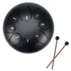 6 Inch Steel Tongue Drum 8 Tune Hand Pan Drum Tank Hang Drum With Drumsticks Carrying Bag Percussion Instruments 2