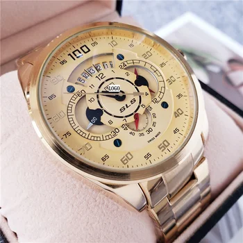 

Brand Luxury Men's Watch Hollow Waterproof Men's Quartz Watch Classic Business Simple Calendar Fashion Sports Men's Watch