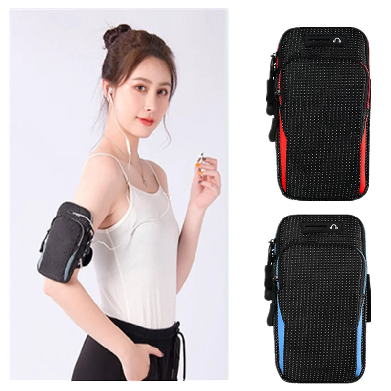 Funda deportiva Universal para teléfono móvil IPhone Pro Max, funda deportiva resistente al agua para el brazo, para correr, para Samsung, Huawei, 6,5 pulgadas