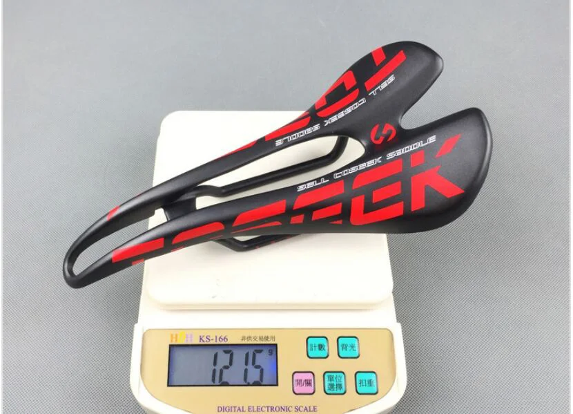 nuevo sillin de fibra de carbono para bicicleta de montauna Toseek 265*127 мм 3 K brillante mate piezas de bicicleta