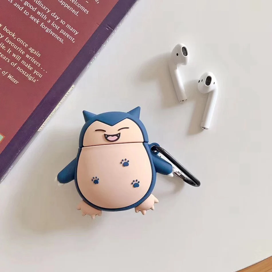 424F 3D Bluetooth беспроводной чехол для наушников для AirPods чехол силиконовый тост Защитная крышка аксессуары для Apple Air pods коробка - Цвет: 424F