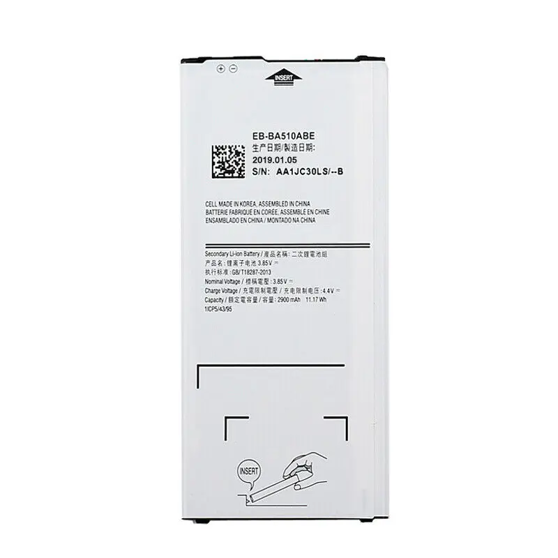 Сменный аккумулятор EB-BA510ABE для samsung GALAXY A5 A51 A5100 Edition