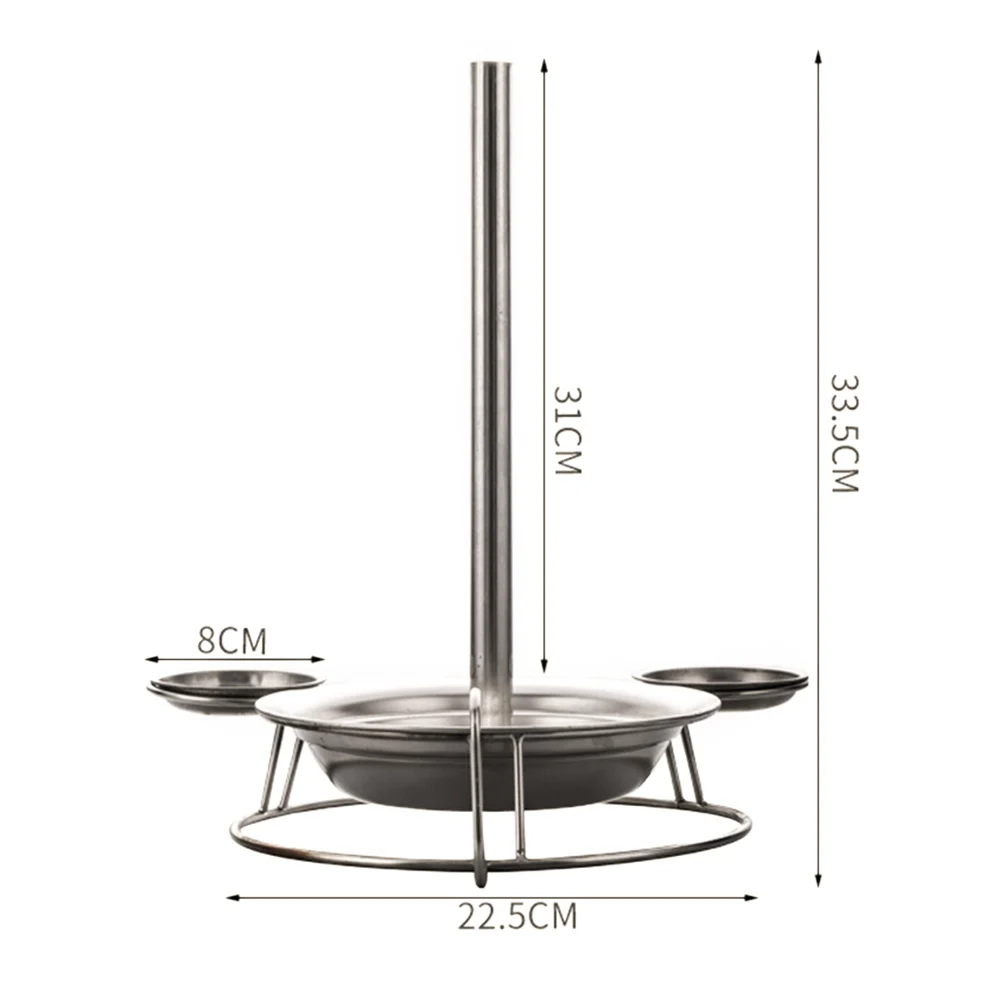 With Handle Accessories Stand BBQ Non Stick Vertical Outdoor Barbecue Holder Chicken Roaster Stainless Steel Tool Cooker