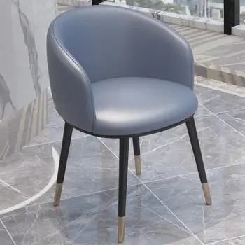 

Light luxury style chair modern minimalist desk chair creative net red computer makeup stool back home adult dining chair